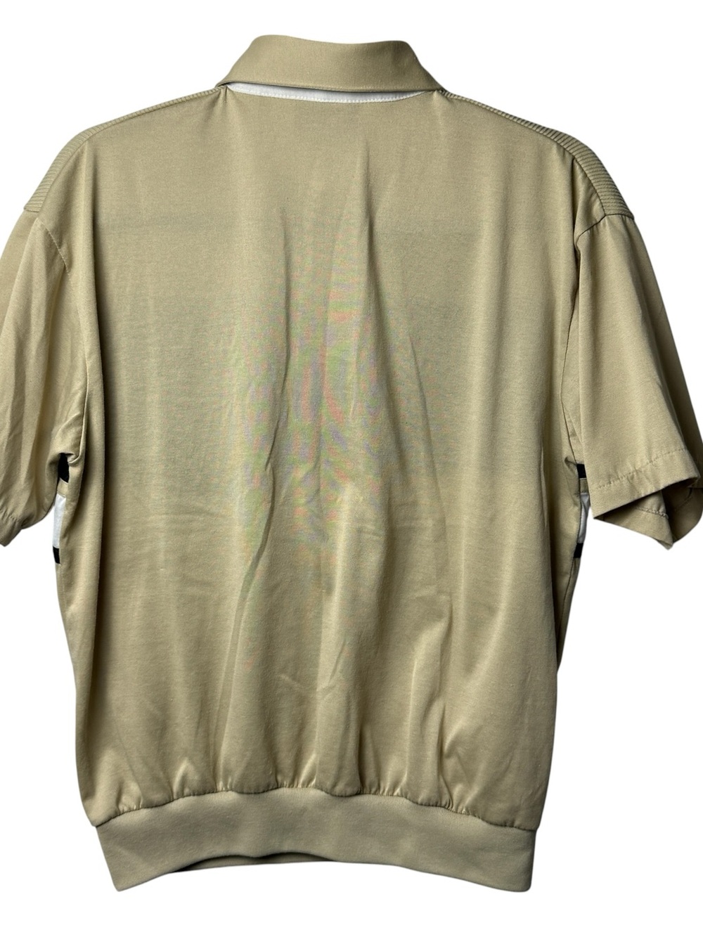 Classics By Palmland Polo Shirt Size M VTG 80s Banded Waist Bowling Golf Tennis - Picture 7 of 10